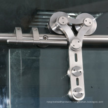 high quality frameless sliding door accessories stainless steel glass door hanger roller